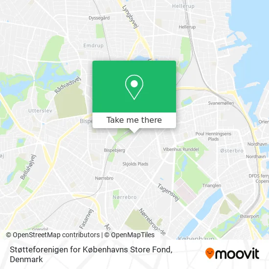 Støtteforenigen for Københavns Store Fond map