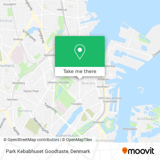 Park Kebabhuset Goodtaste map