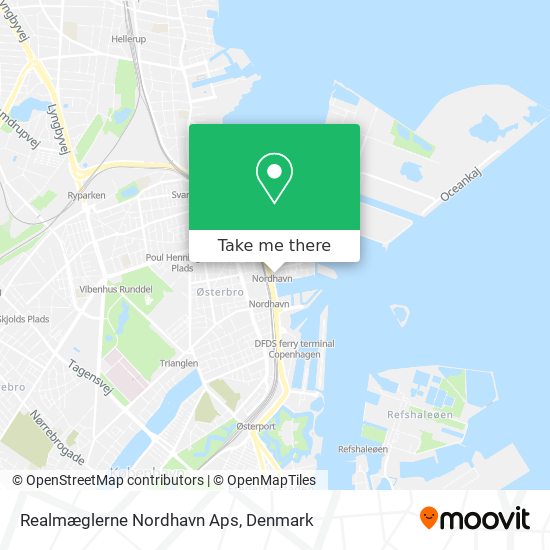 Realmæglerne Nordhavn Aps map