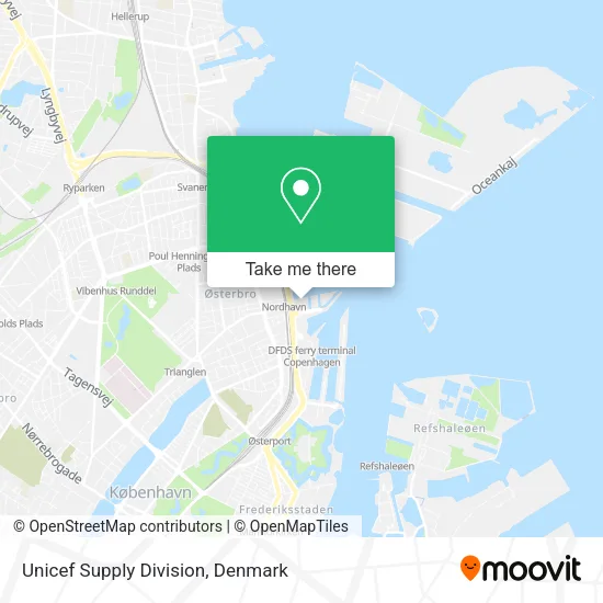 Unicef Supply Division map