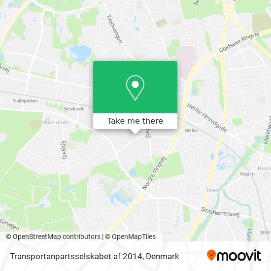 Transportanpartsselskabet af 2014 map