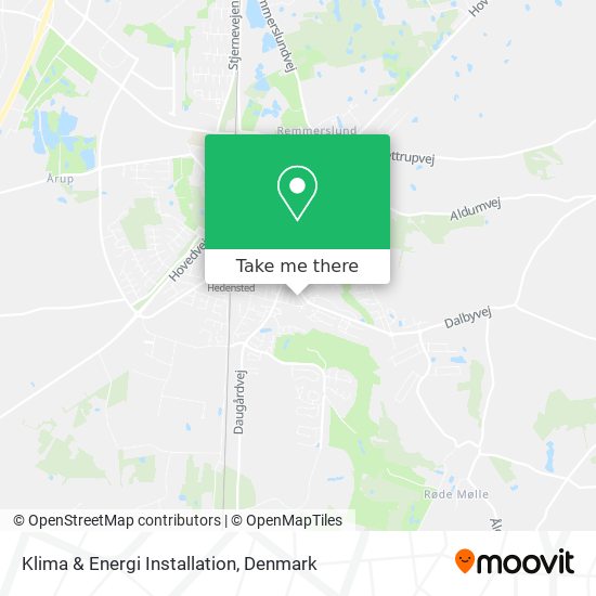 Klima & Energi Installation map