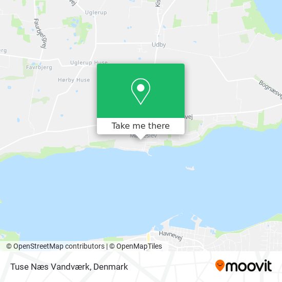 Tuse Næs Vandværk map