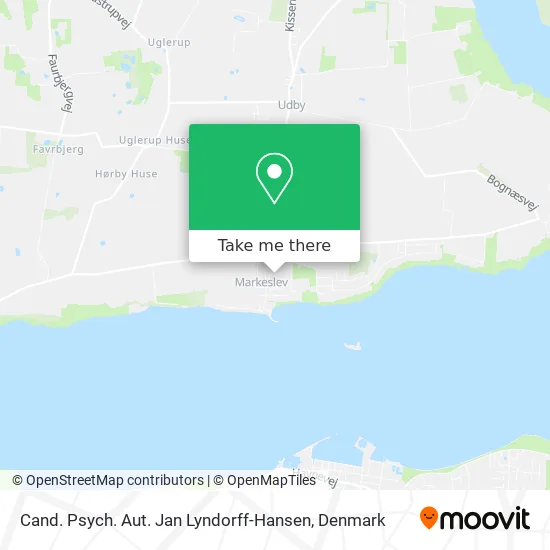 Cand. Psych. Aut. Jan Lyndorff-Hansen map