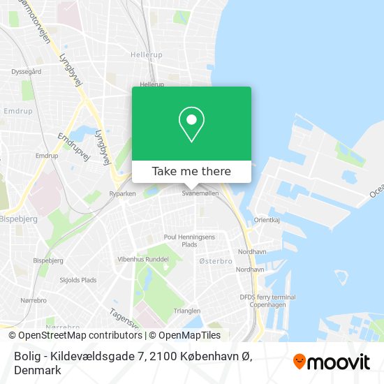 Bolig - Kildevældsgade 7, 2100 København Ø map
