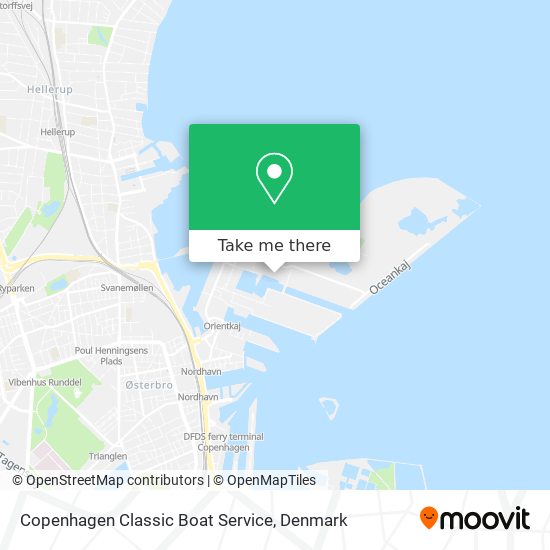 Copenhagen Classic Boat Service map