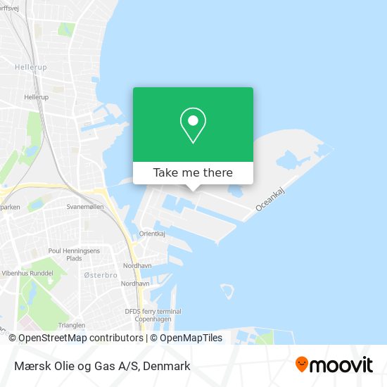 Mærsk Olie og Gas A/S map