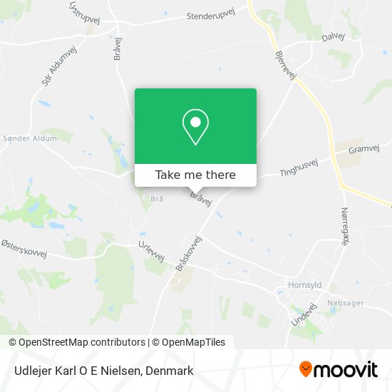 Udlejer Karl O E Nielsen map