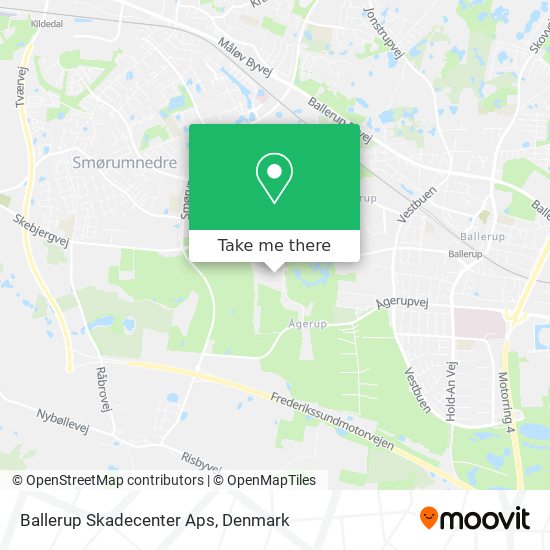 Ballerup Skadecenter Aps map