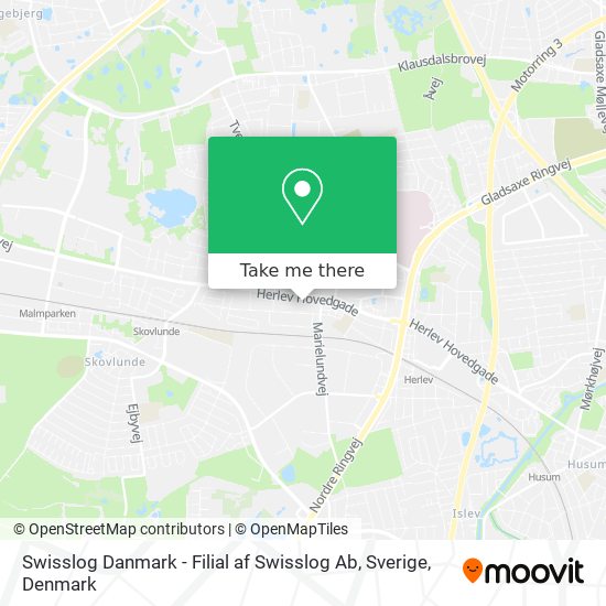 Swisslog Danmark - Filial af Swisslog Ab, Sverige map
