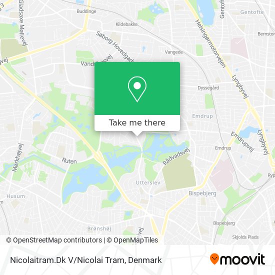 Nicolaitram.Dk V/Nicolai Tram map