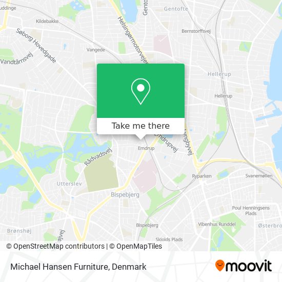 Michael Hansen Furniture map