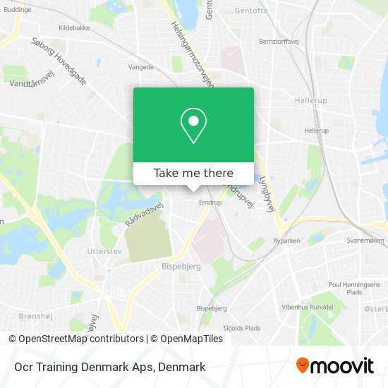 Ocr Training Denmark Aps map