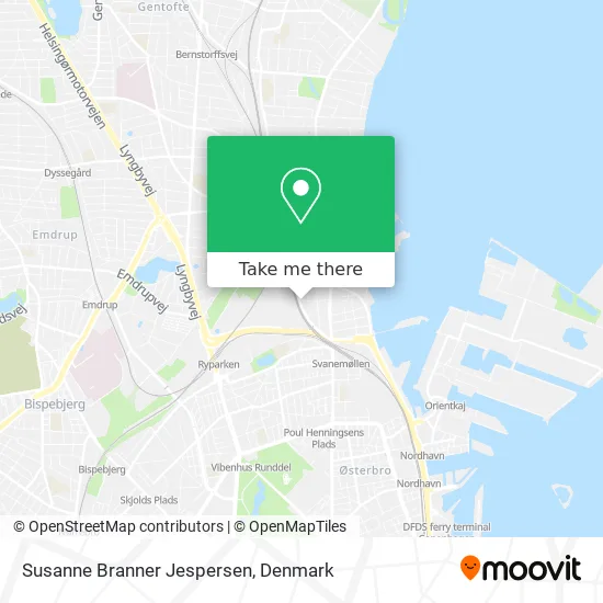 Susanne Branner Jespersen map