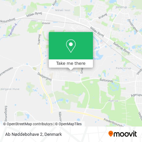 Ab Nøddebohave 2 map