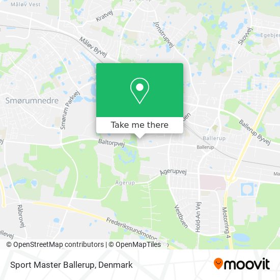 Sport Master Ballerup map