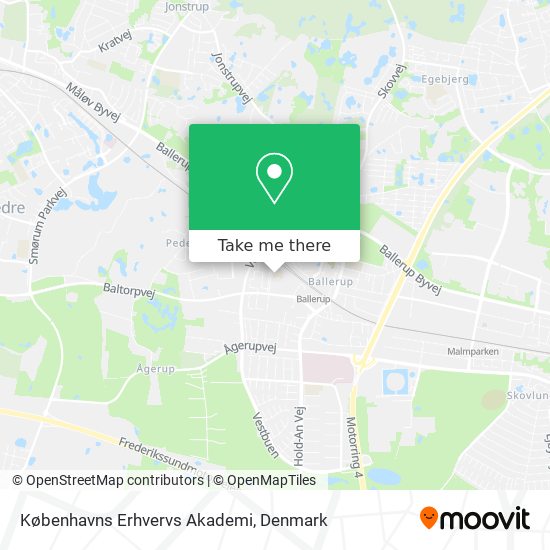 Københavns Erhvervs Akademi map