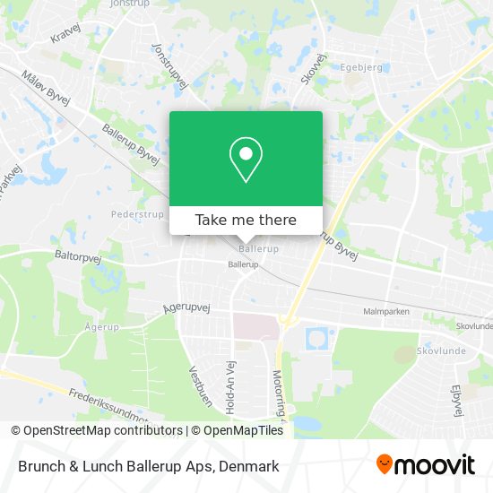 Brunch & Lunch Ballerup Aps map