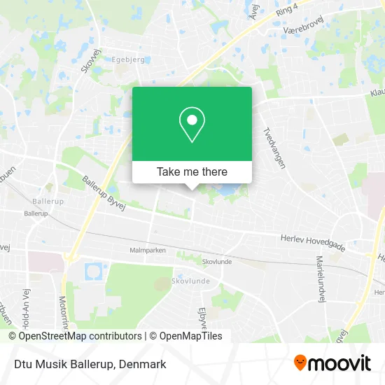 Dtu Musik Ballerup map