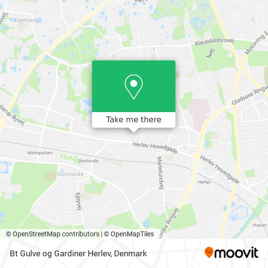 Bt Gulve og Gardiner Herlev map