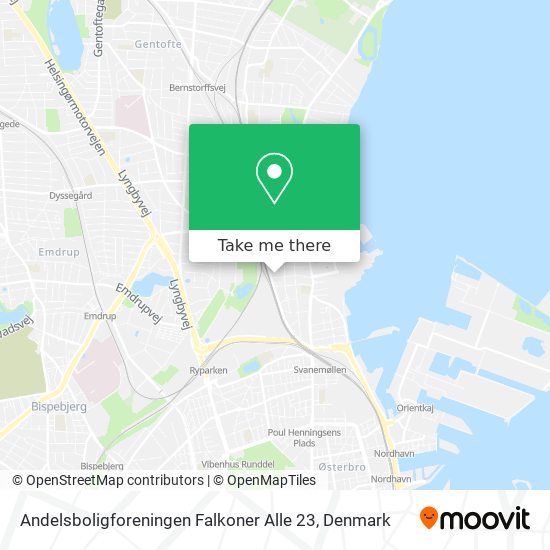 Andelsboligforeningen Falkoner Alle 23 map