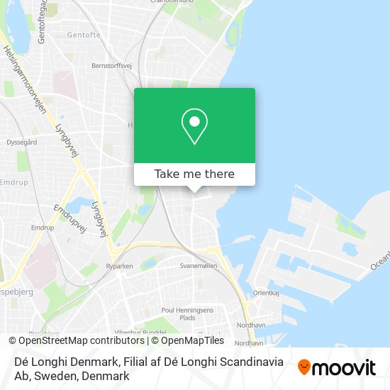 Dé Longhi Denmark, Filial af Dé Longhi Scandinavia Ab, Sweden map