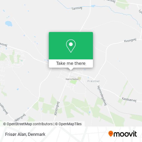 Frisør Alan map