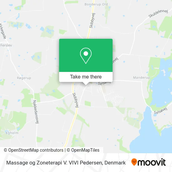 Massage og Zoneterapi V. VIVI Pedersen map