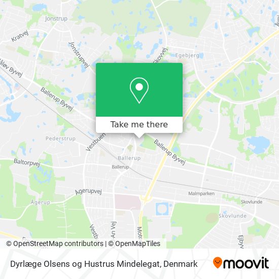 Dyrlæge Olsens og Hustrus Mindelegat map