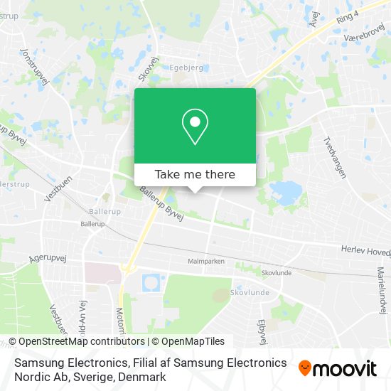 Samsung Electronics, Filial af Samsung Electronics Nordic Ab, Sverige map