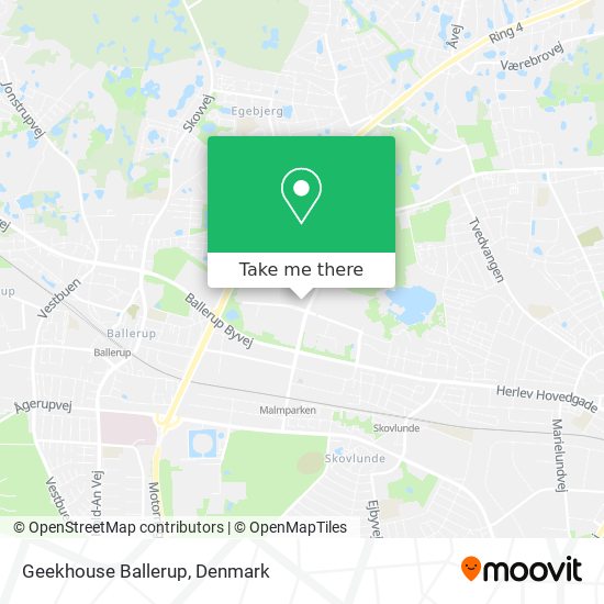 Geekhouse Ballerup map