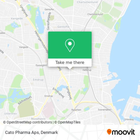 Cato Pharma Aps map