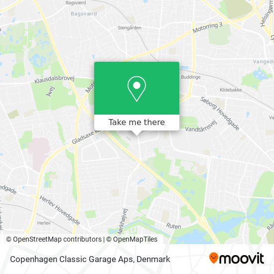Copenhagen Classic Garage Aps map