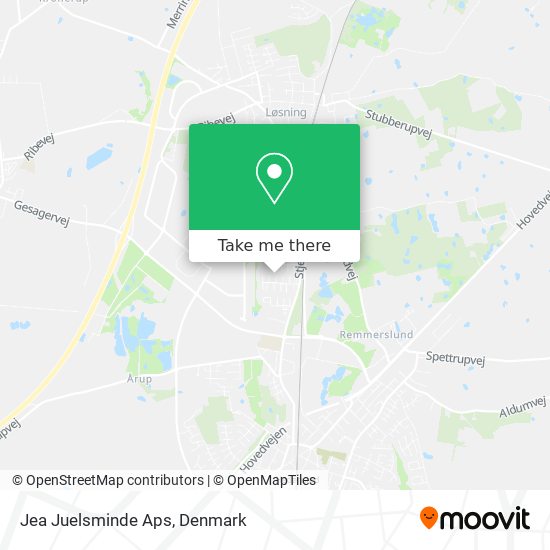 Jea Juelsminde Aps map