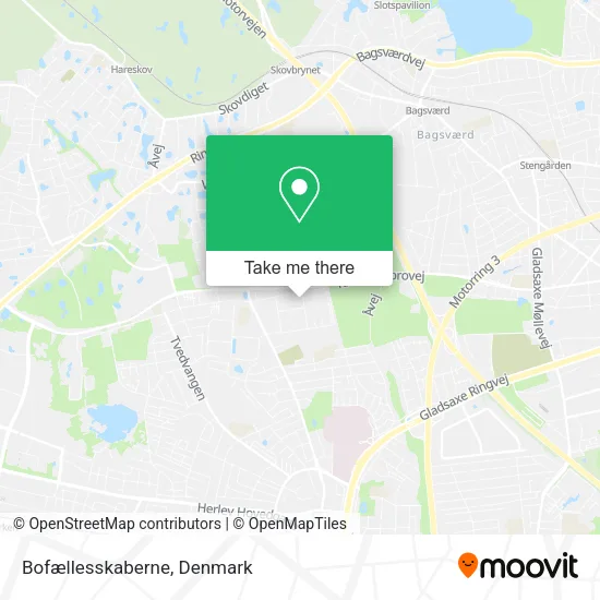 Bofællesskaberne map