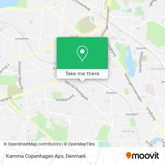 Kamma Copenhagen Aps map