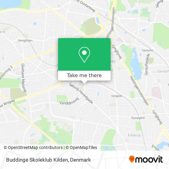 Buddinge Skoleklub Kilden map