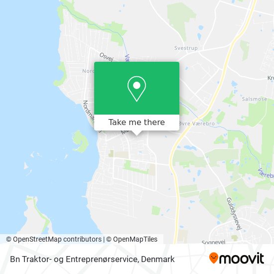 Bn Traktor- og Entreprenørservice map
