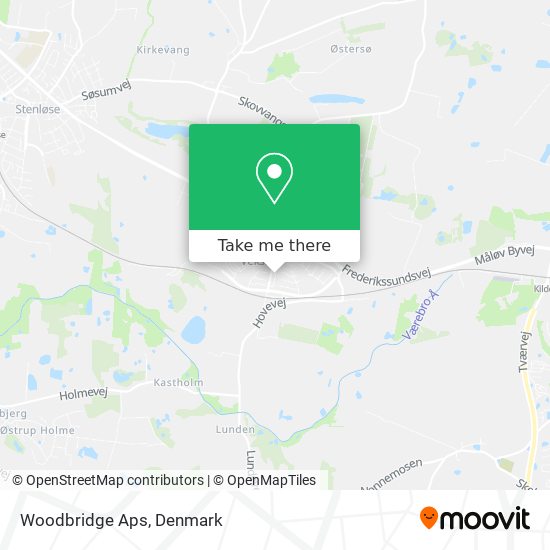 Woodbridge Aps map
