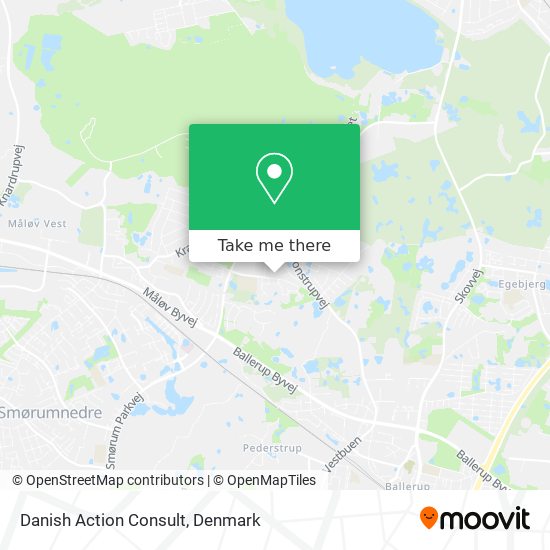 Danish Action Consult map