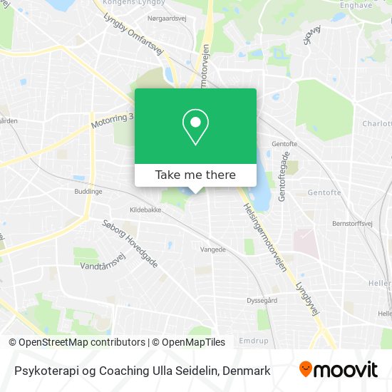 Psykoterapi og Coaching Ulla Seidelin map