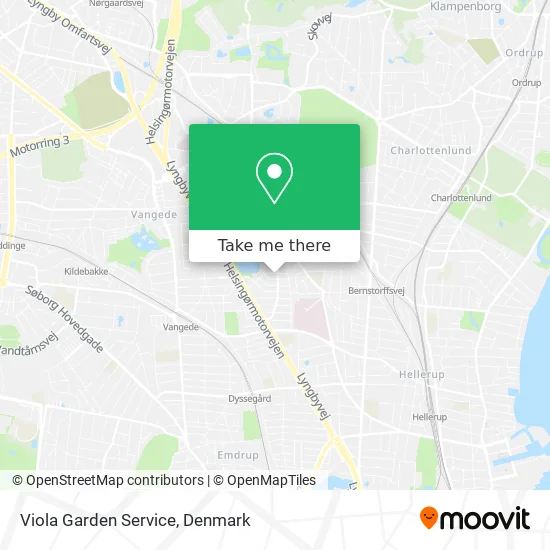 Viola Garden Service map