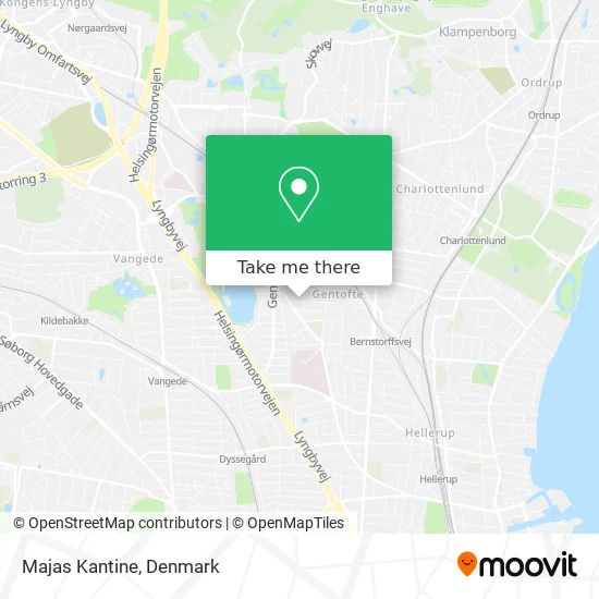 Majas Kantine map