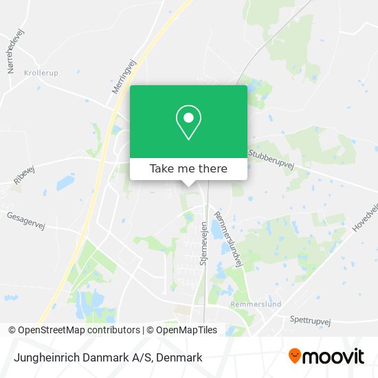 Jungheinrich Danmark A/S map