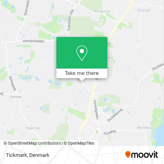 Tickmark map