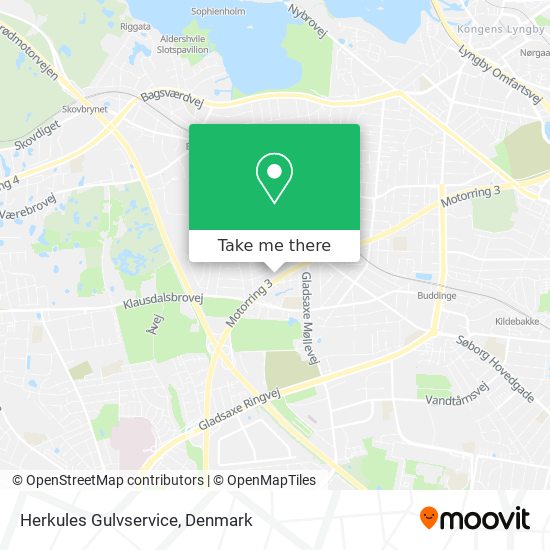 Herkules Gulvservice map