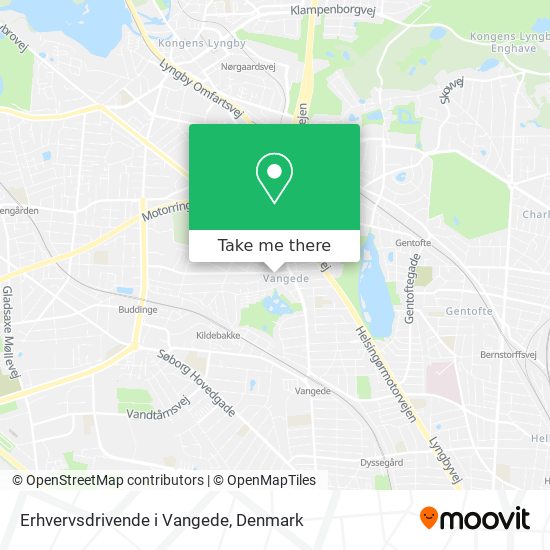 Erhvervsdrivende i Vangede map