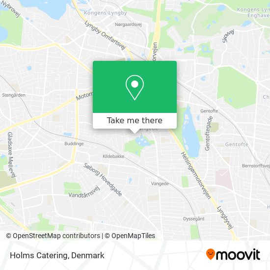 Holms Catering map