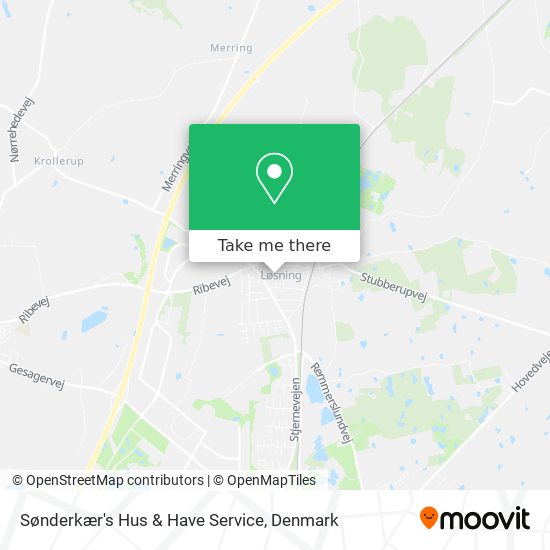 Sønderkær's Hus & Have Service map