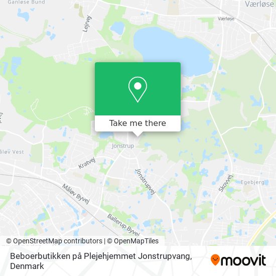 Beboerbutikken på Plejehjemmet Jonstrupvang map